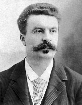 Photograph of French writer Guy de Maupassant.