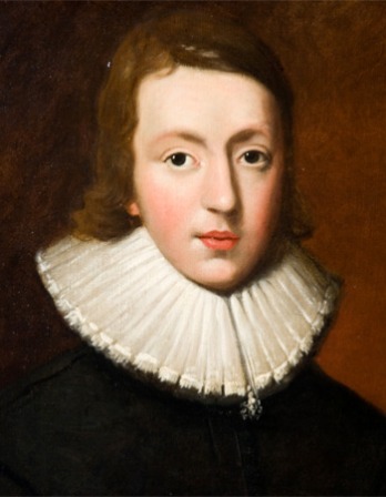 Painted portrait of English poet John Milton.