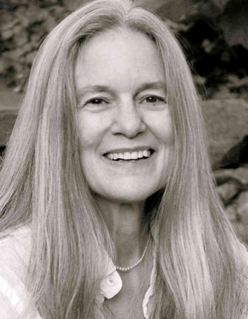 Sharon Olds Black and white photograph of American poet Sharon Olds.
