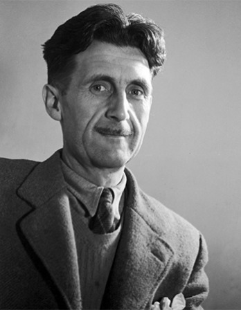English novelist, essayist, and critic George Orwell.