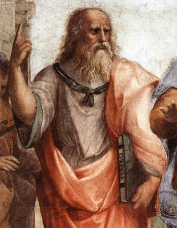 Depiction of Greek philosopher Plato.