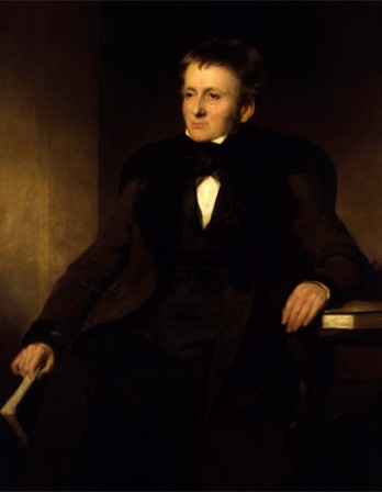 Portrait of English essayist and critic Thomas De Quincey.