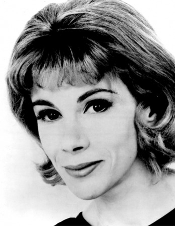 Black and white photograph of American entertainer Joan Rivers.