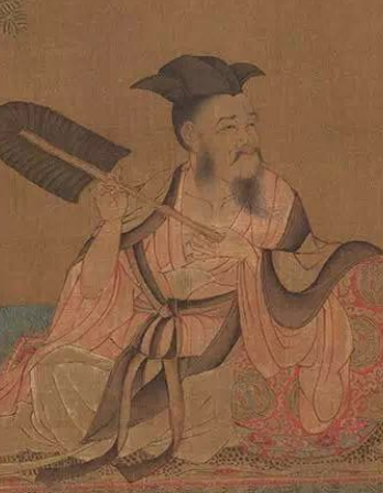 Ninth-century painting of Chinese poet Ruan Ji