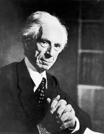 British philosopher, logician, and social critic Bertrand Russell.