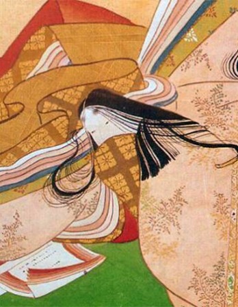 Japanese classical poet Princess Shikishi.