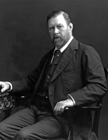 Irish writer Bram Stoker.