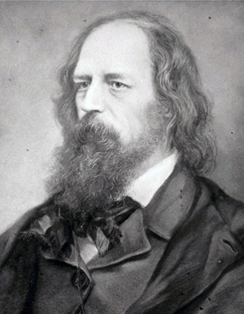 English poet Alfred, Lord Tennyson.