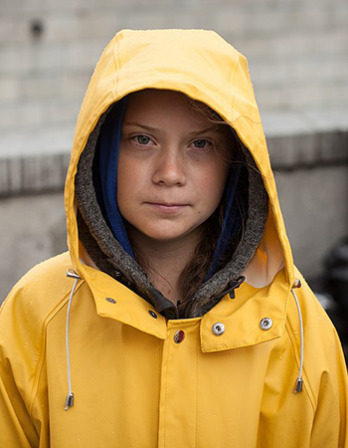 Photograph of Greta Thunberg by Anders Hellberg (CC BY 4.0)