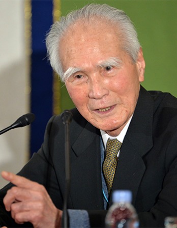 Former prime minister of Japan Murayama Tomiichi.