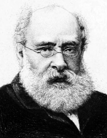 Black and white image of English novelist Anthony Trollope.