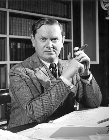 English author Evelyn Waugh.