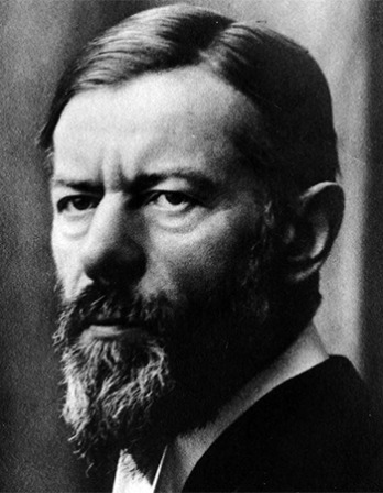 Photograph of German sociologist and political economist Max Weber.