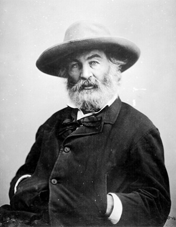 American poet, journalist, and essayist Walt Whitman.