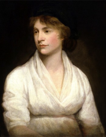 Portrait of English writer Mary Wollstonecraft.