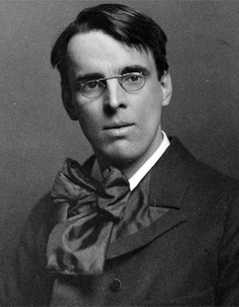 Black and white photograph of Irish poet and writer W. B. Yeats.