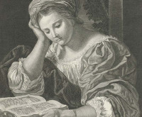 Reading Woman, by Pieter Willem van Megen, c. 1760