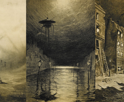 Illustrations from a 1906 French translation of H.G. Wells’ The War of the Worlds by Henrique Alvim Corrêa Illustrations from a 1906 French translation of H.G. Wells’ The War of the Worlds by Henrique Alvim Corrêa.