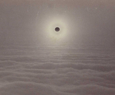 Solar eclipse, by Carleton Watkins, 1889.