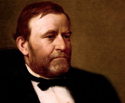 Official White House portrait of President U.S. Grant, by Henry Ulke, 1875.