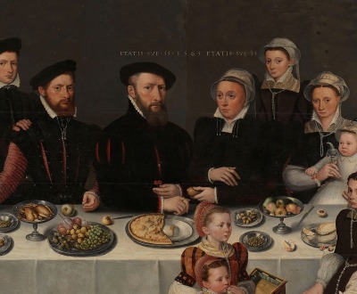 Antwerp merchant Pierre de Moucheron and his family, by an unknown artist, 1563. © Rijksmuseum.
