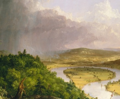 View from Mount Holyoke, Northampton, Massachusetts, after a Thunderstorm—The Oxbow