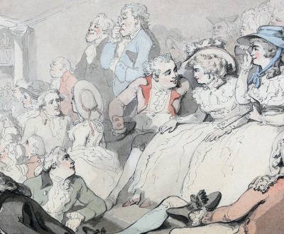 An Audience Watching a Play at Drury Lane Theatre