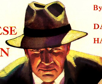 Depiction of Dashiell Hammett's character Sam Spade, cover of Black Mask magazine, September 1929.