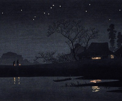Starry Night, by Takahashi Shotei, c. 1926.