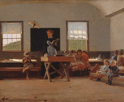 The Country School, by Winslow Homer, 1871.