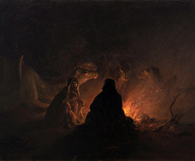Bedouins in Camp at Night. Cooper Hewitt, Smithsonian Design Museum.
