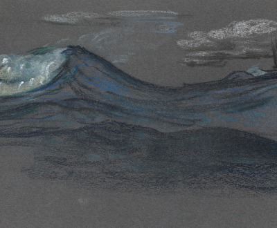 Ocean Swells, by Arthur B. Davies. The Metropolitan Museum of Art, Gift of A. W. Bahr, 1958.
