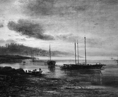 Night Scene on the Volga, Alexei Kondratievich Savrasov. The Met.