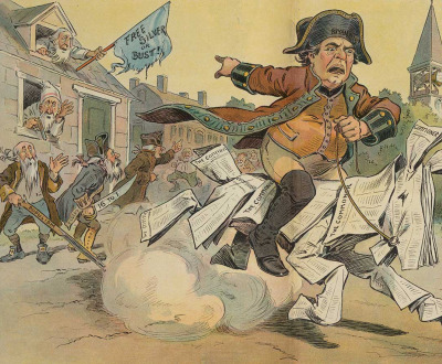 The Populist Paul Revere, by J.S. Pughe, 1904.