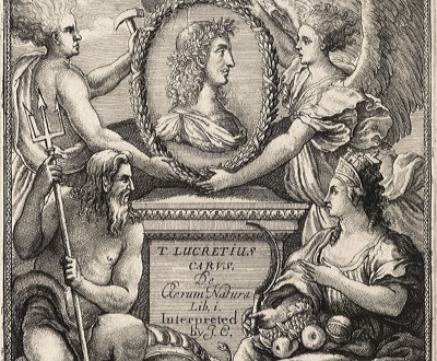 Lucretius translated by J. Evelyn.