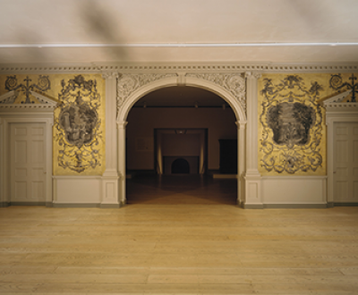 Door from the Great Hall of Van Rensselaer Manor House, Albany, New York, 1765–69. The Metropolitan Museum of Art, Gift of the Trustees of Sigma Phi Society of Williams College, 1931.