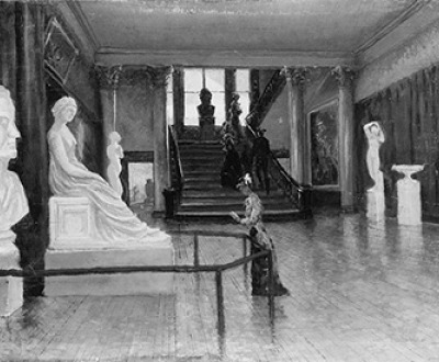 Entrance Hall of the Metropolitan Museum of Art when in Fourteenth Street | Frank Waller