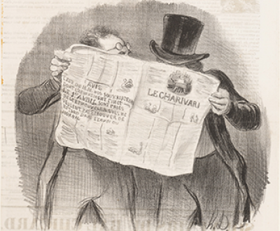 Advice to Subscribers, by Honoré Daumier, 1840. The Metropolitan Museum of Art.
