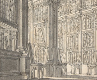 Foreshortening of a Library.