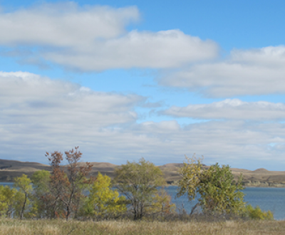 Lake Oahe, near the town of Cannon Ball, ND, 2016. Photograph by Rebecca Bengal.