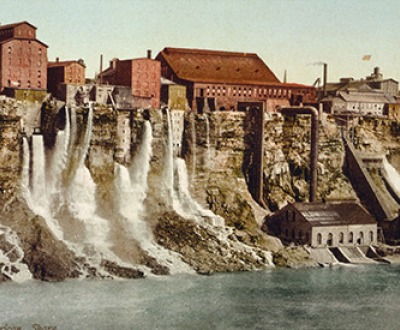 Niagara Falls mills district, c. 1900. Library of Congress, Prints and Photographs Division.
