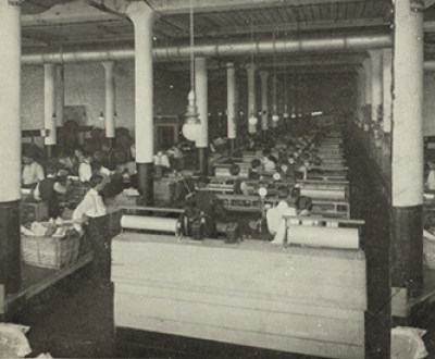 Mail-packing section of the Sears, Roebuck & Co. shipping department, Chicago.