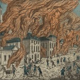 Representation du feu terrible a Nouvelle Yorck, c. 1778, Library of Congress, Prints and Photographs Division.