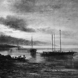 Night Scene on the Volga, Alexei Kondratievich Savrasov. The Met.