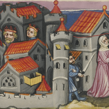 Rehab Hiding the Spies in Jericho, c. 1405. The J. Paul Getty Museum, Los Angeles. Digital image courtesy of the Getty’s Open Content Program.