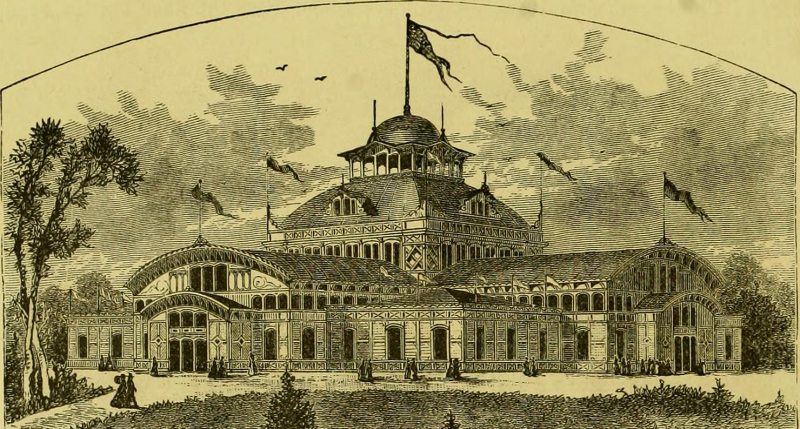 The Women’s Pavilion at the United States’ first world fair, Philadelphia, 1876. The Women’s Pavilion at the United States’ first world fair, Philadelphia, 1876.