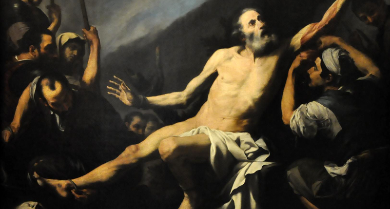 Martyrdom of Saint Bartholomew by Jusepe de Ribera. Italy, 17th century. Museo de las Bellas Artes de San Fernando, Madrid, Spain. WikiArt. Martyrdom of Saint Bartholomew by Jusepe de Ribera. Italy, 17th century. Museo de las Bellas Artes de San Fernando, Madrid, Spain. WikiArt.