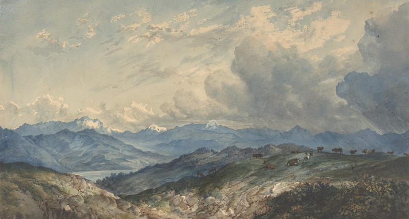 Mountainous Landscape with Approaching Thunderstorm, by anonymous, nineteenth century. The Metropolitan Museum of Art, Van Day Truex Fund, 2006. Mountainous Landscape with Approaching Thunderstorm, by anonymous, nineteenth century. The Metropolitan Museum of Art, Van Day Truex Fund, 2006.