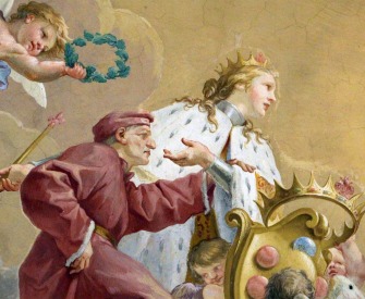 Apotheosis of Cosimo de' Medici the Elder, by Anton Domenico Gabbiani, c. 1698. Apotheosis of Cosimo de' Medici the Elder, by Anton Domenico Gabbiani, c. 1698.