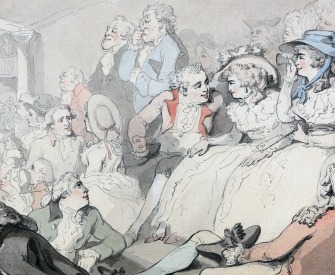 An Audience Watching a Play at Drury Lane Theatre